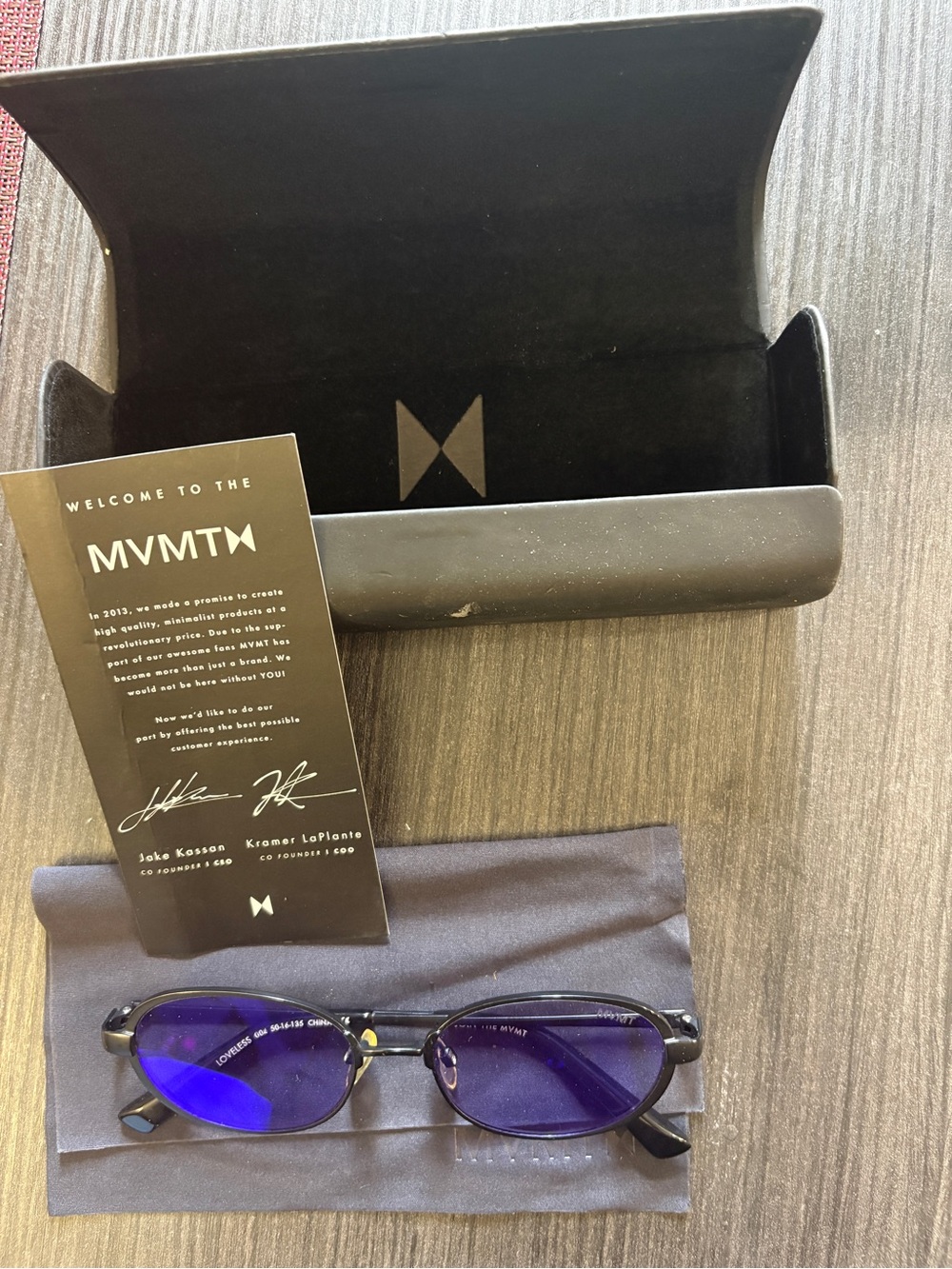 MVMT purple/blue sunglasses